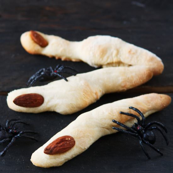 Creepy bread fingers