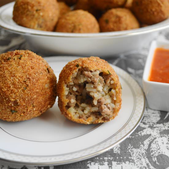 Beef Arancini