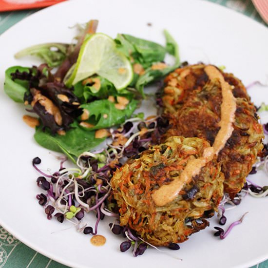 Baked Vegetable Fritters
