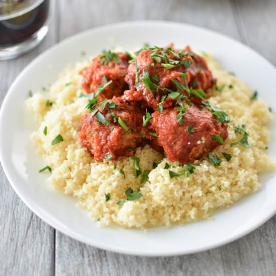 Slow Cooker Greek Meatballs