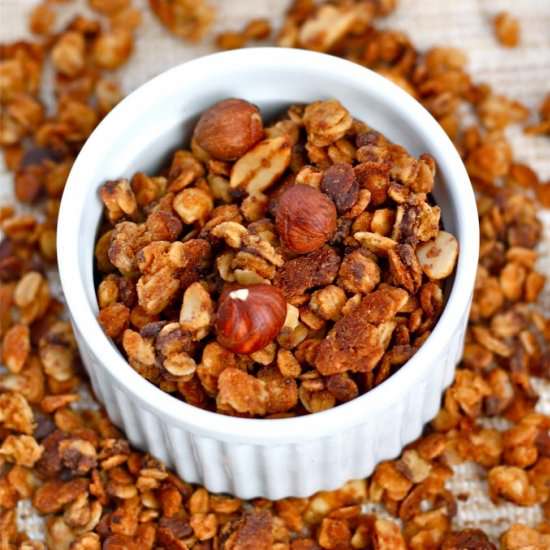 Hazelnut Espresso Granola