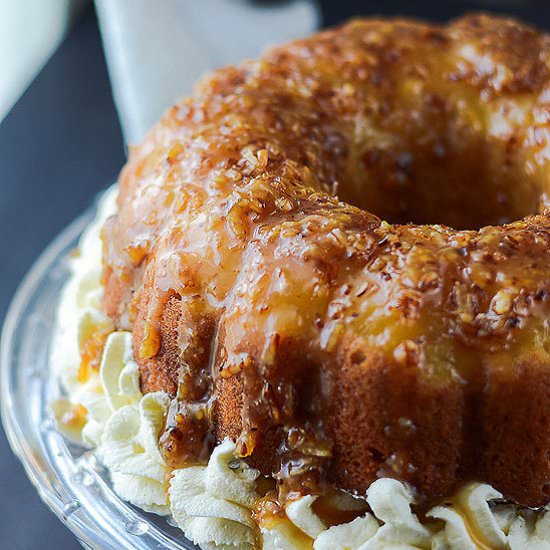 Pina Colada Rum Cake