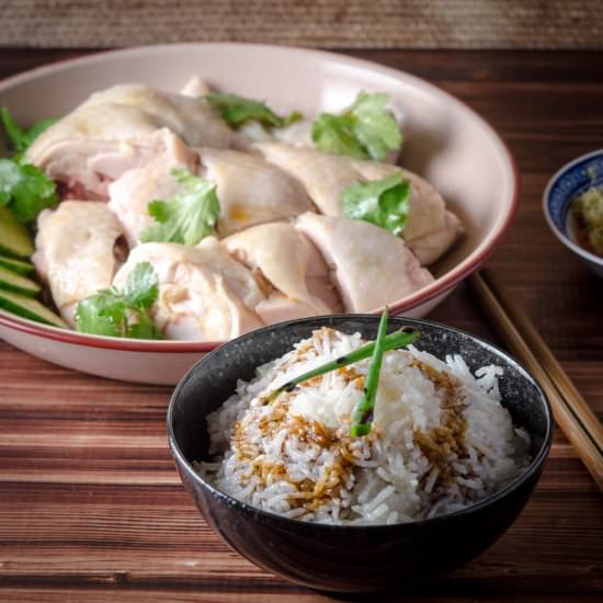 Hainanese chicken rice