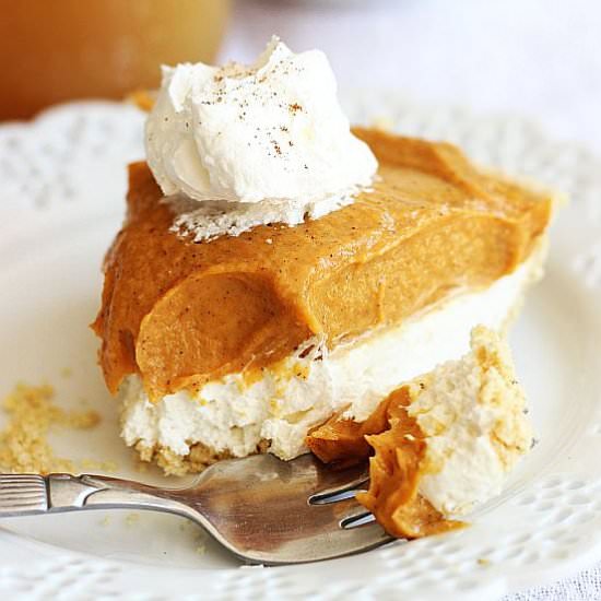 No Bake Pumpkin Cheesecake