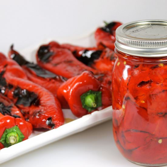 Grilled Italian Sweet Peppers