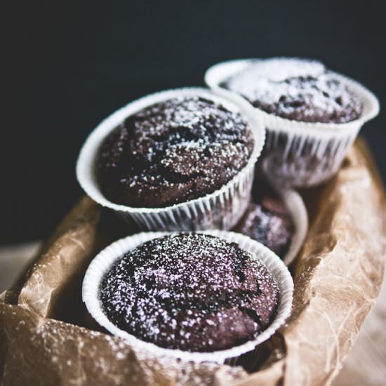 GF Double Chocolate Muffins