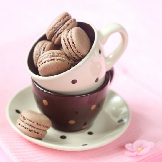 Chocolate Macarons