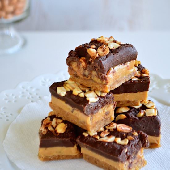 “Three Layer” PB & Chocolate Fudge