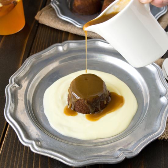 Sticky toffee pudding