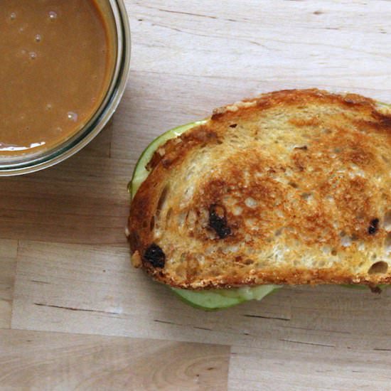 Garlic Dulce De Leche Grill Cheese