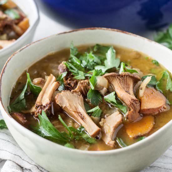 Chanterelle Mushroom Soup
