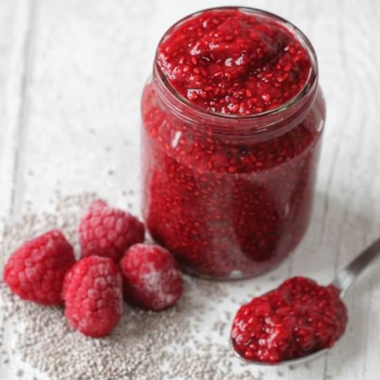 Raspberry & Vanilla Chia Seed Jam