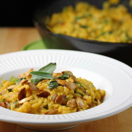 Pumpkin & Caramelized Onion Risotto