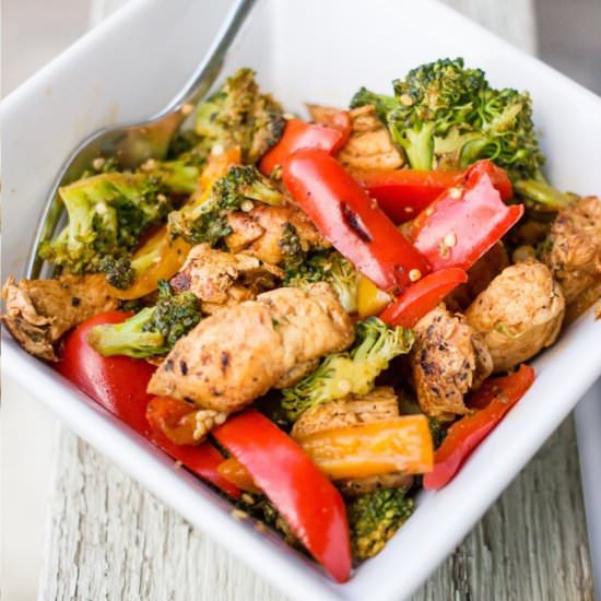 Paleo Mexican Chicken Stir Fry