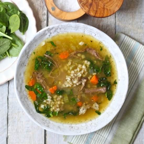 Hearty Beef and Barley Soup