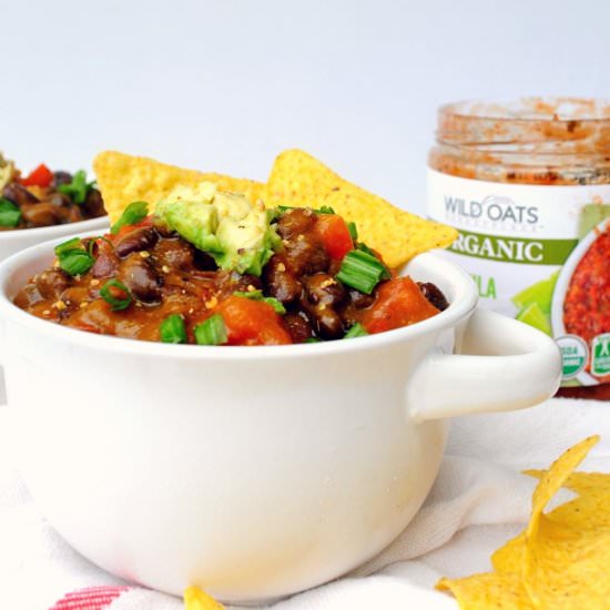 Vegan Pumpkin Black Bean Chili