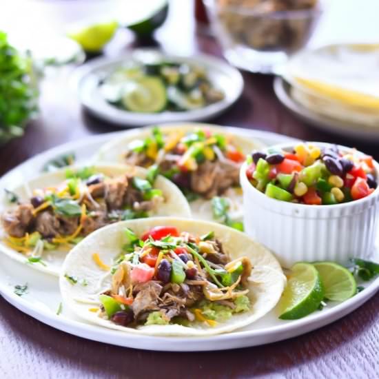 Crock Pot Carnitas Tacos