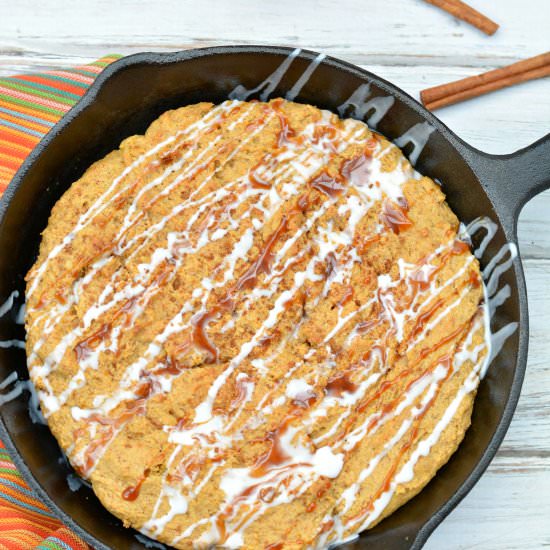 Pumpkin Skillet Cookie