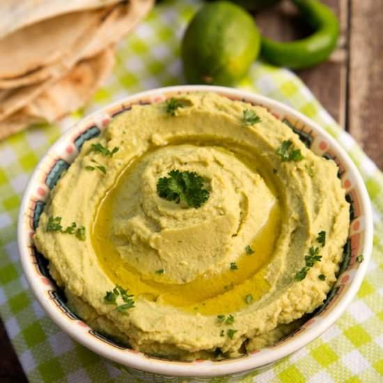 Hummus with Avocado