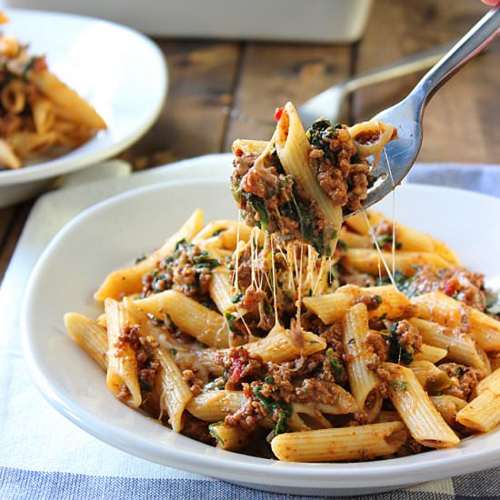 Slow Cooker Beef and Cheese Pasta