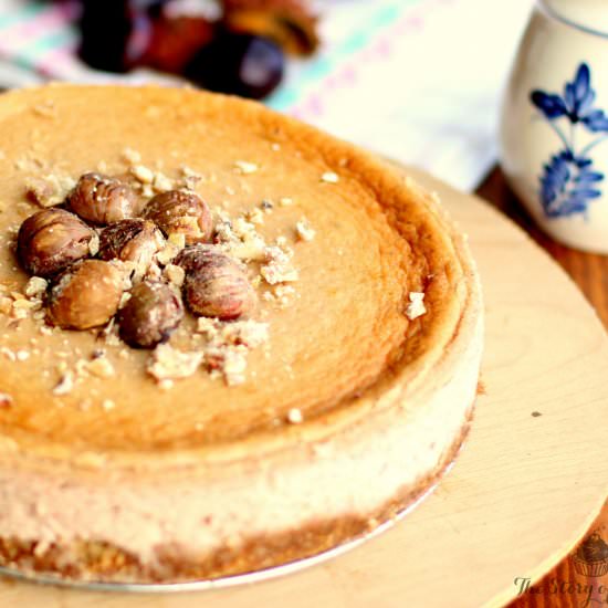 Chestnut Cheesecake
