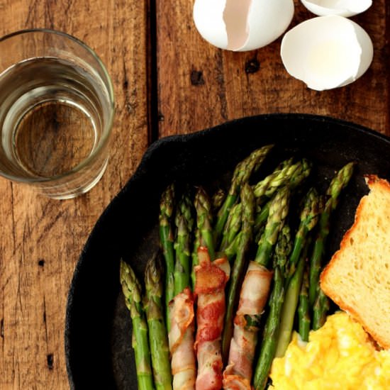 Asparagus, Bacon & Scrambled Eggs