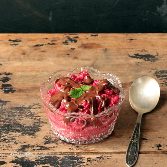 Beet Chocolate Risotto