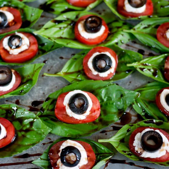 Halloween Caprese Salad