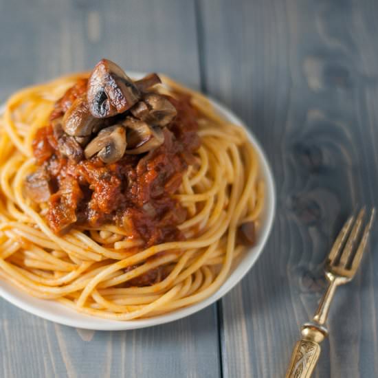 Vegan Mushroom Marinara