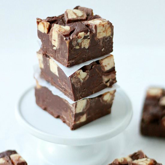 Snickers Bar Fudge
