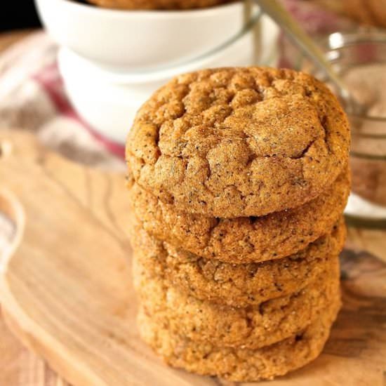 Vegan Pumpkin Chai Snickerdoodles