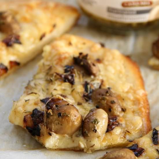 Mushroom and Gruyère Flatbread