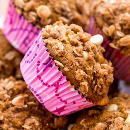 Pumpkin Streusel Muffins