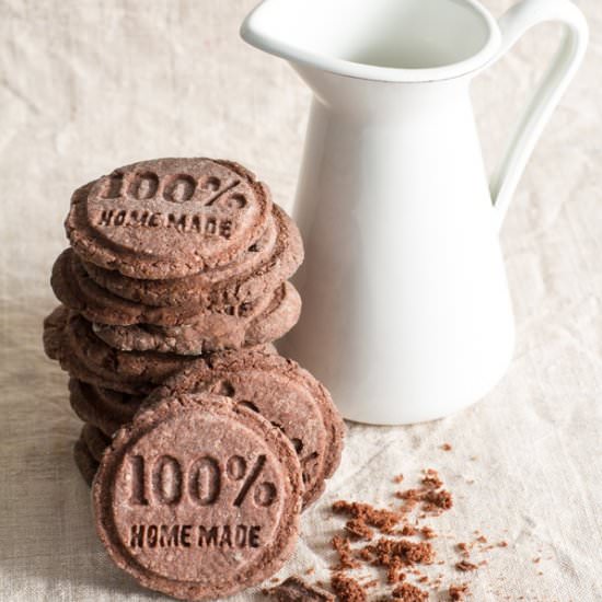 Cocoa peanut butter cookies