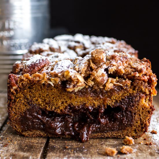 Molten Chocolate Pumpkin Streusel