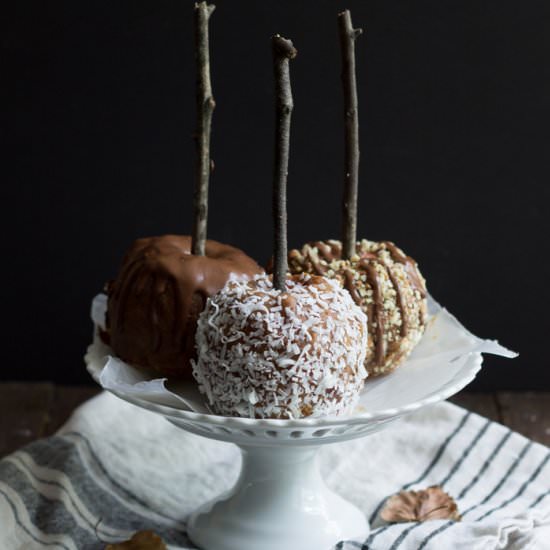 raw caramel apples (vegan, gf)