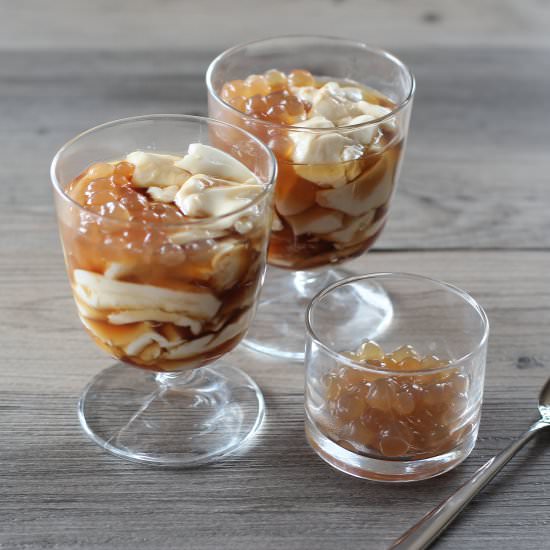 Taho or Sweet Silken Tofu Pudding