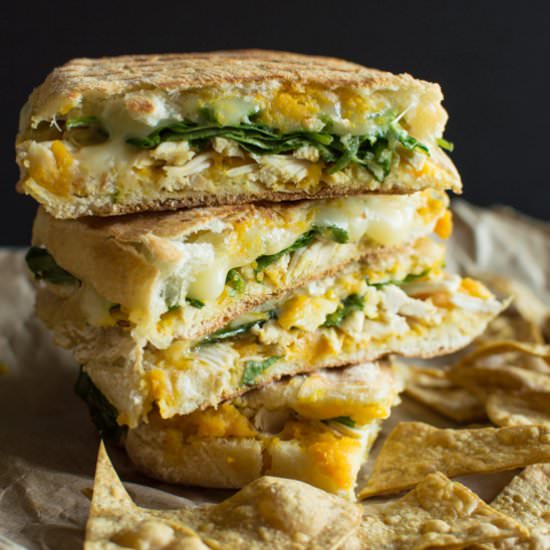 Chicken Panini & Butternut Squash