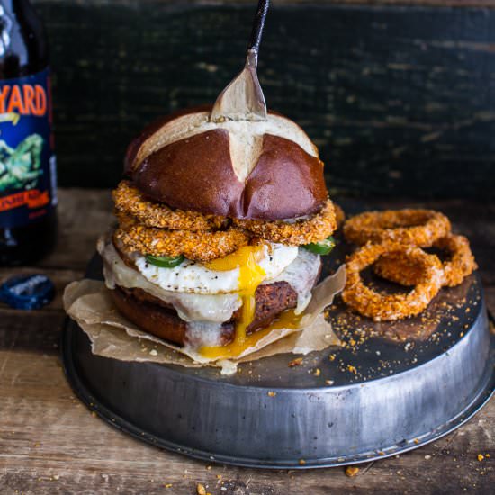 Sweet Potato Black Bean Burger