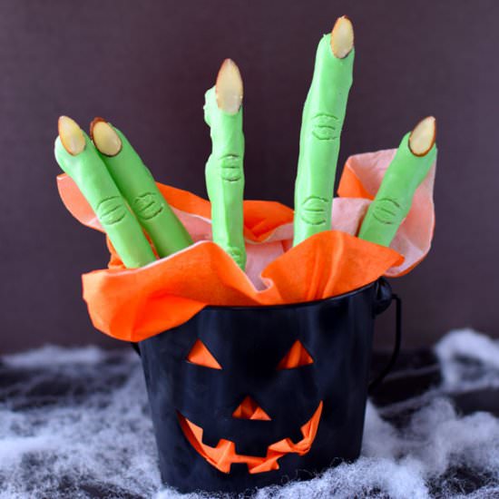 Witch Finger Pretzels