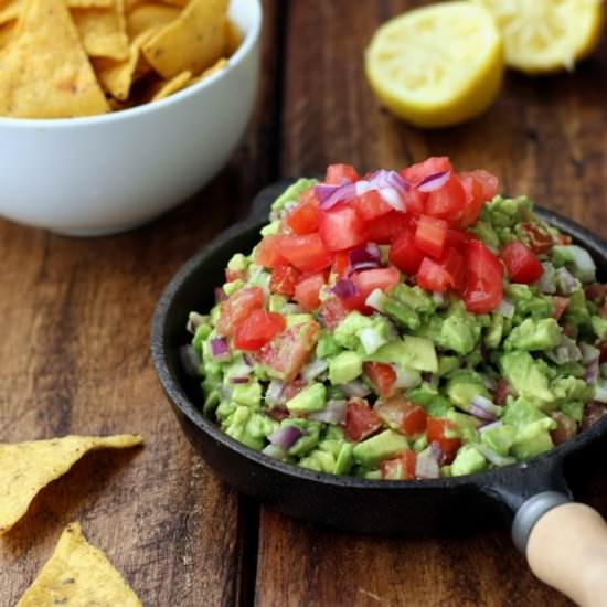Rainbow Guacamole & Chips