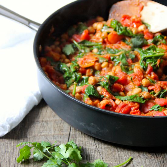 Spinach & Chickpea Curry