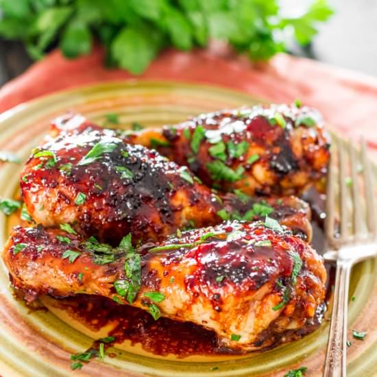 Honey Mustard Glazed Chicken