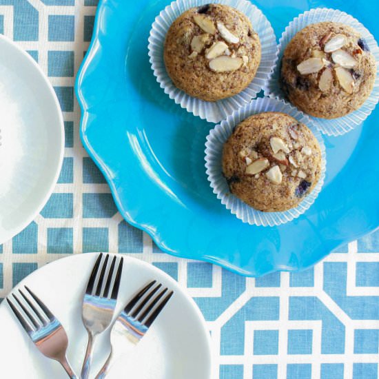 Almond Blueberry Muffins