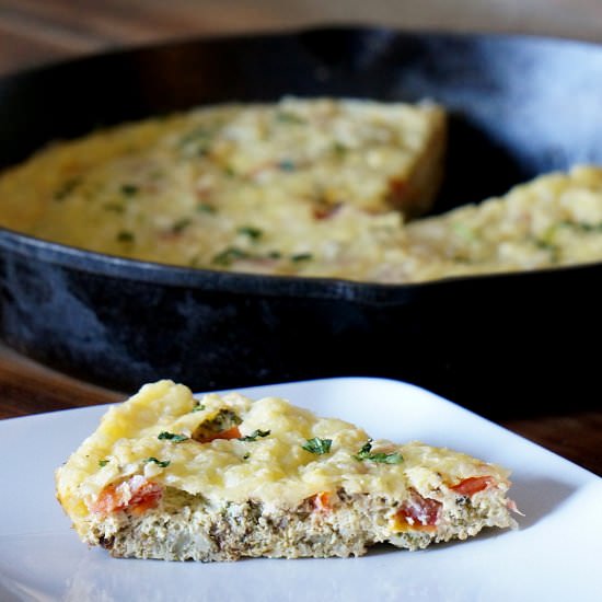 Tomato Broccoli Frittata