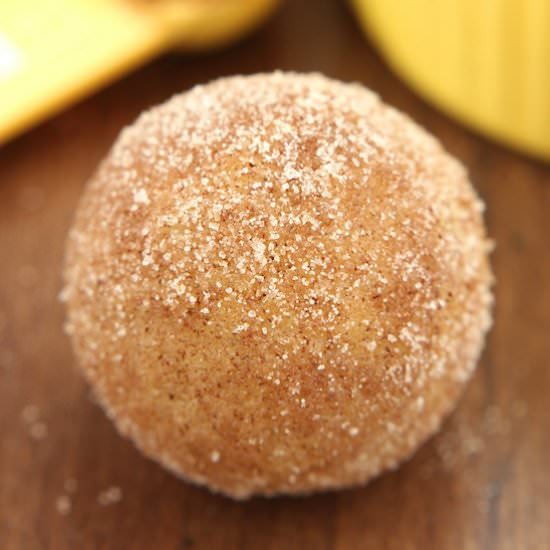Baked Snickerdoodle Donut Holes