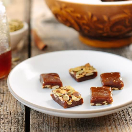 Honey Pumpkin Caramels