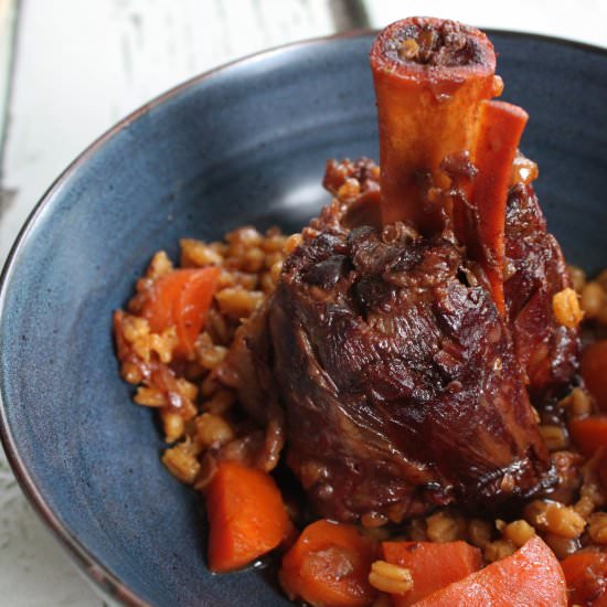 Slow Cooker Lamb Shanks