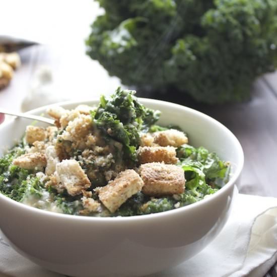 Garlicy Creamed Kale