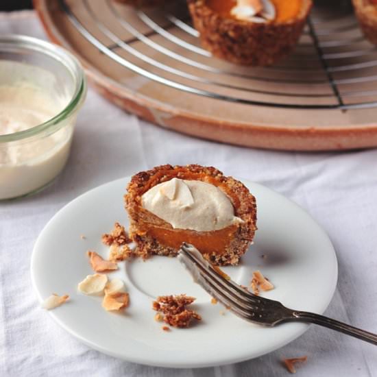 Ginger Coconut Squash Tarts
